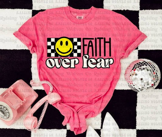 Faith Over Fear Comfort Colors Tee