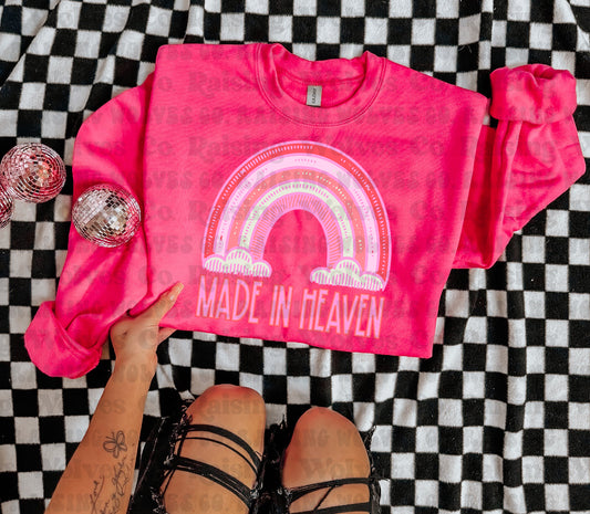 Made in Heaven Pink Crew