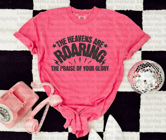 The Heavens are Roaring Comfort Colors Tee