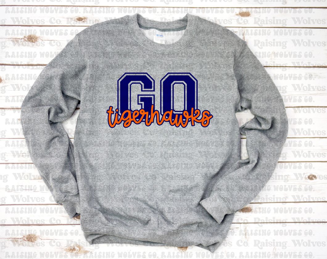Go TH Grey Crewneck Sweatshirt