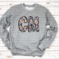 CM Leopard Grey Crewneck Sweatshirt