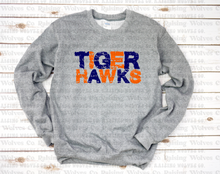 Load image into Gallery viewer, Tigerhawk Grunge Grey Crewneck Sweatshirt
