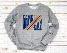 Load image into Gallery viewer, Game Day Grey Crewneck Sweatshirt
