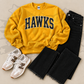 Hawks Gold Polka Dot