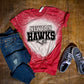 Newton Hawks Red Bleached Tee