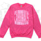 Cardinals Pink Out Tee Sweatshirt