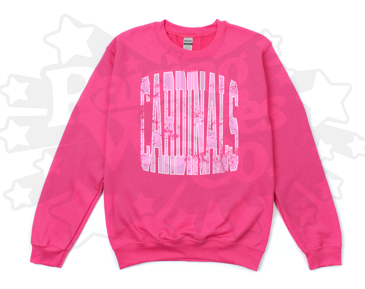 Cardinals Pink Out Tee Sweatshirt