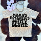 Mama's Little Expensive Bestie Toddler/Youth Unisex Leopard Tee