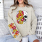 State w/sleeve Sand Crewneck Sweatshirt