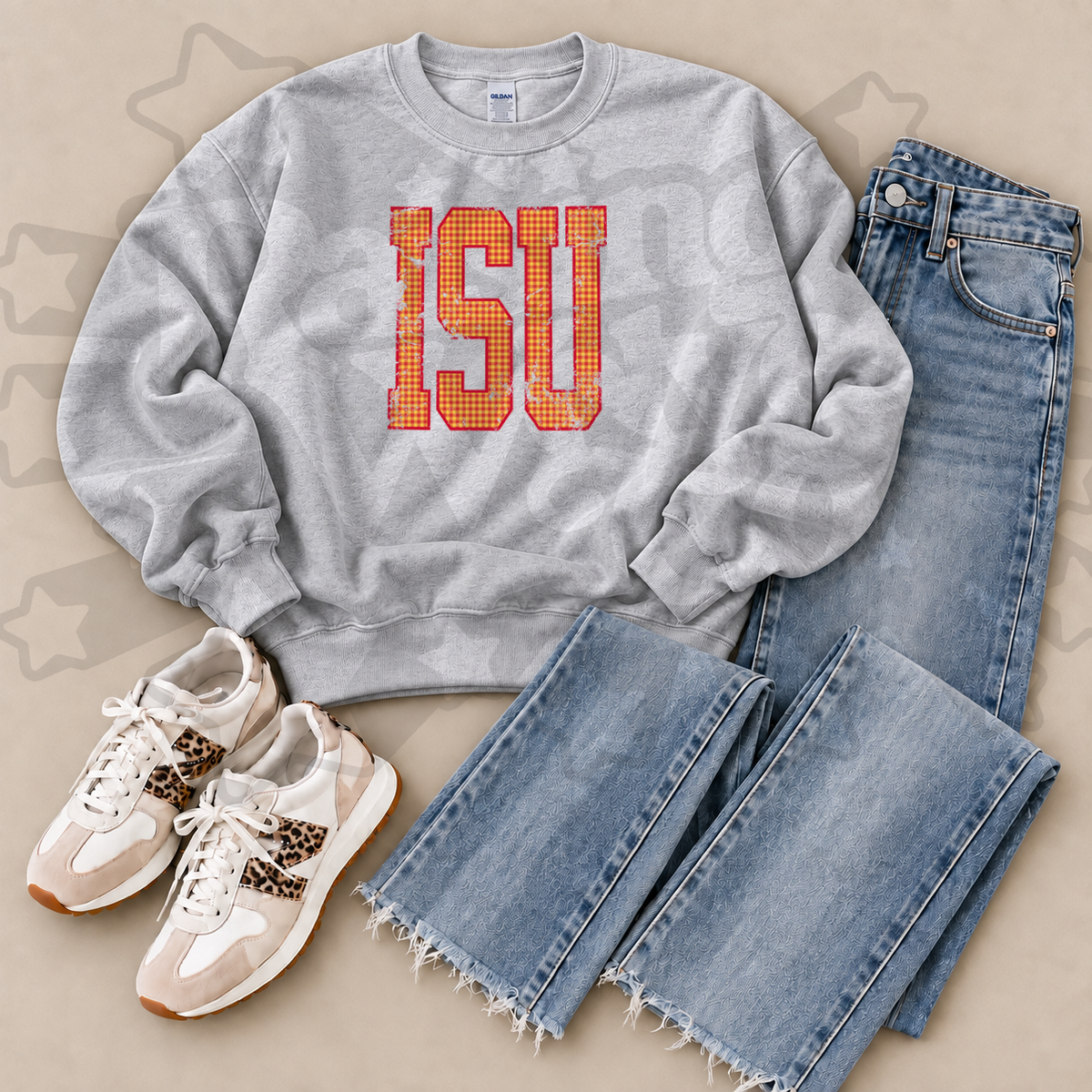 S T A T E Gingham Grey