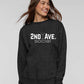 2nd Ave Logo Ladies Weekend Crewneck