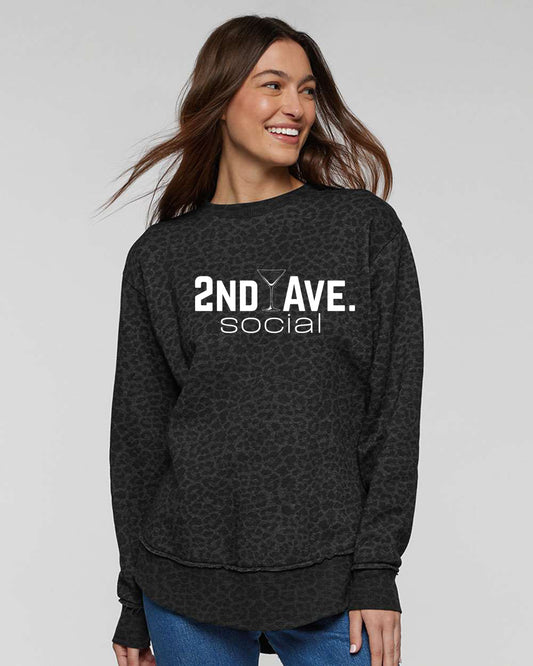 2nd Ave Logo Ladies Weekend Crewneck