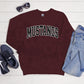 Mustangs Maroon Polka Dot
