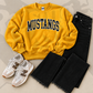 Mustangs Gold Polka Dot