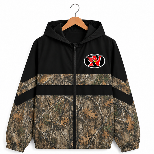 Newton Camo Logo Full Zip