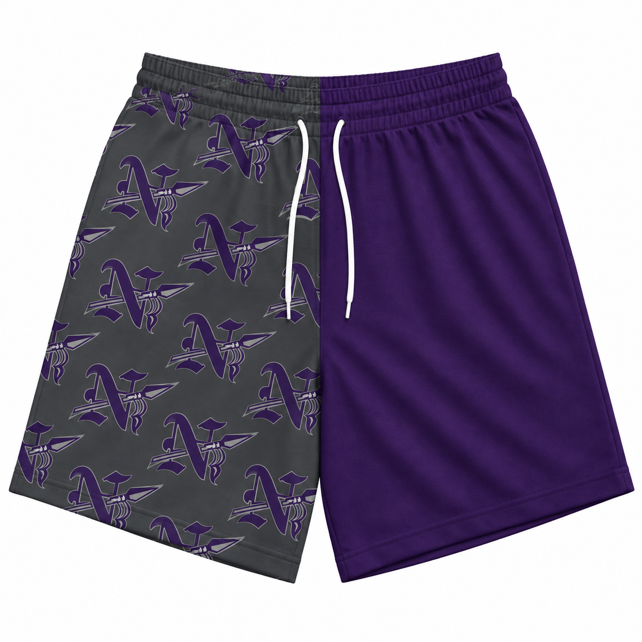 Unisex Norwalk Leopard Split Shorts
