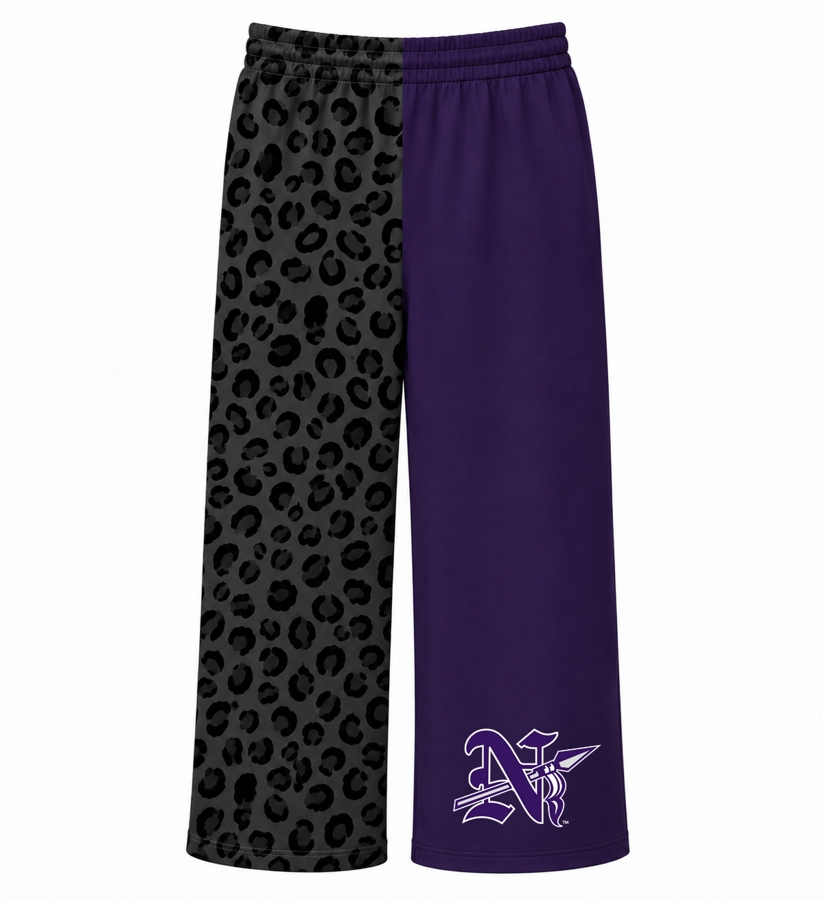 Norwalk Leopard Split Wide Leg Pants