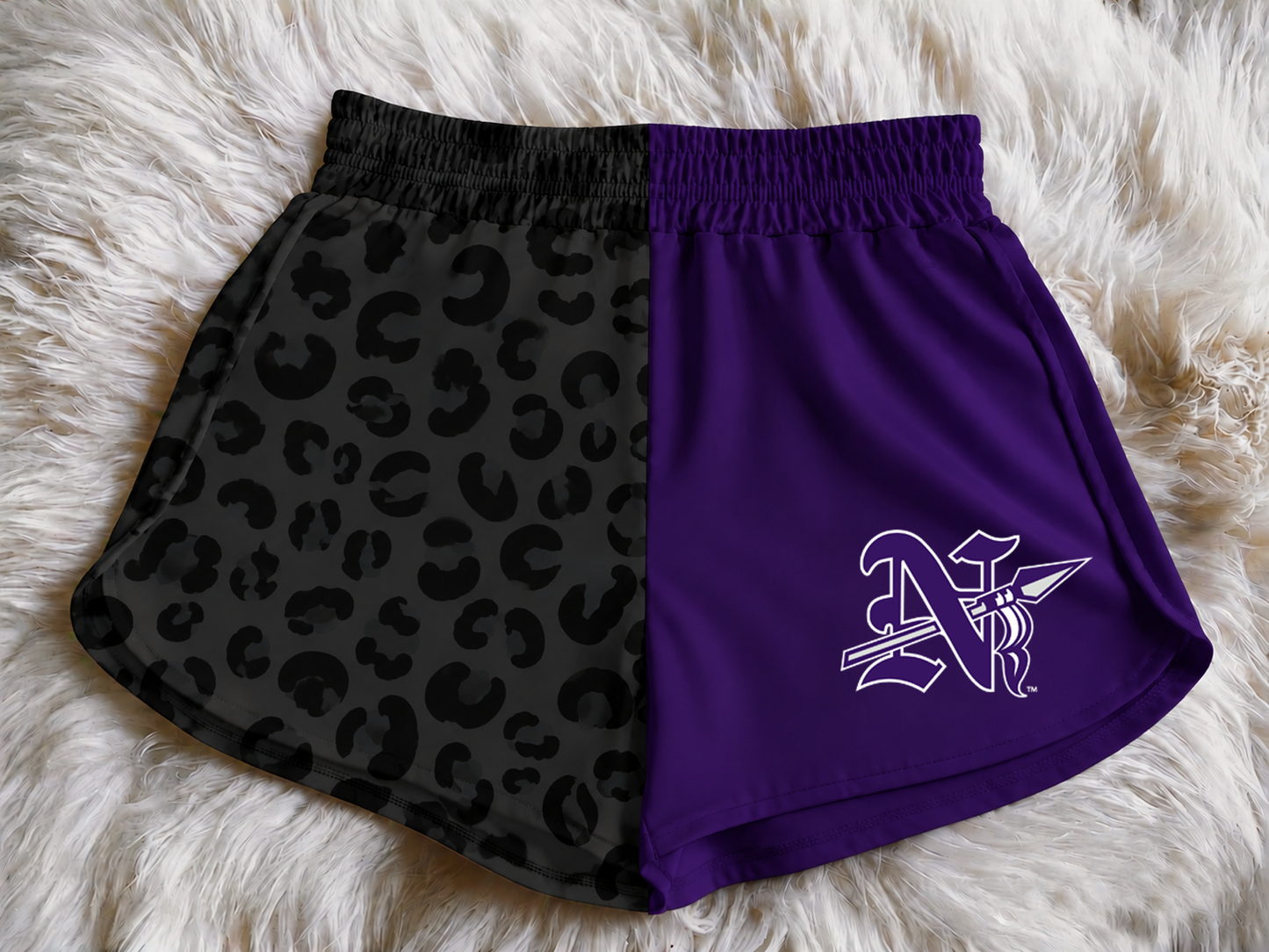 Norwalk Leopard Split Shorts