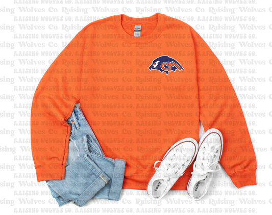 Tigerhawk Logo Pocket Crewneck Sweatshirt