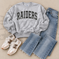 Raiders Grey Polka Dot
