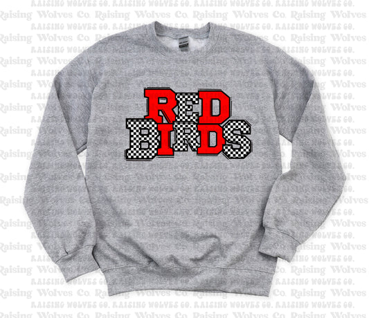 Redbirds 10-Grey Shirt