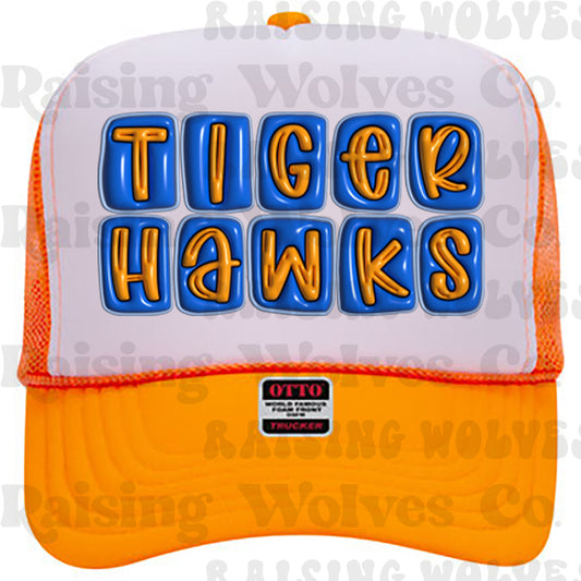 Tigerhawks Graffiti 3D Foam Trucker Hat