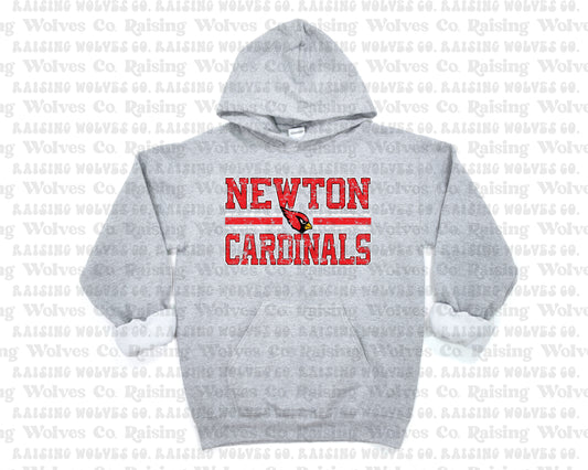 Cardinals Retro Varsity Grey Hoodie