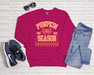 Varsity Pumpkin Season Crewneck Sweatshirt