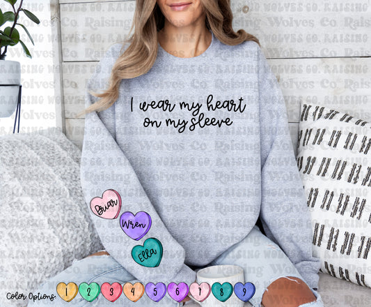 I wear my heart on my sleeve custom