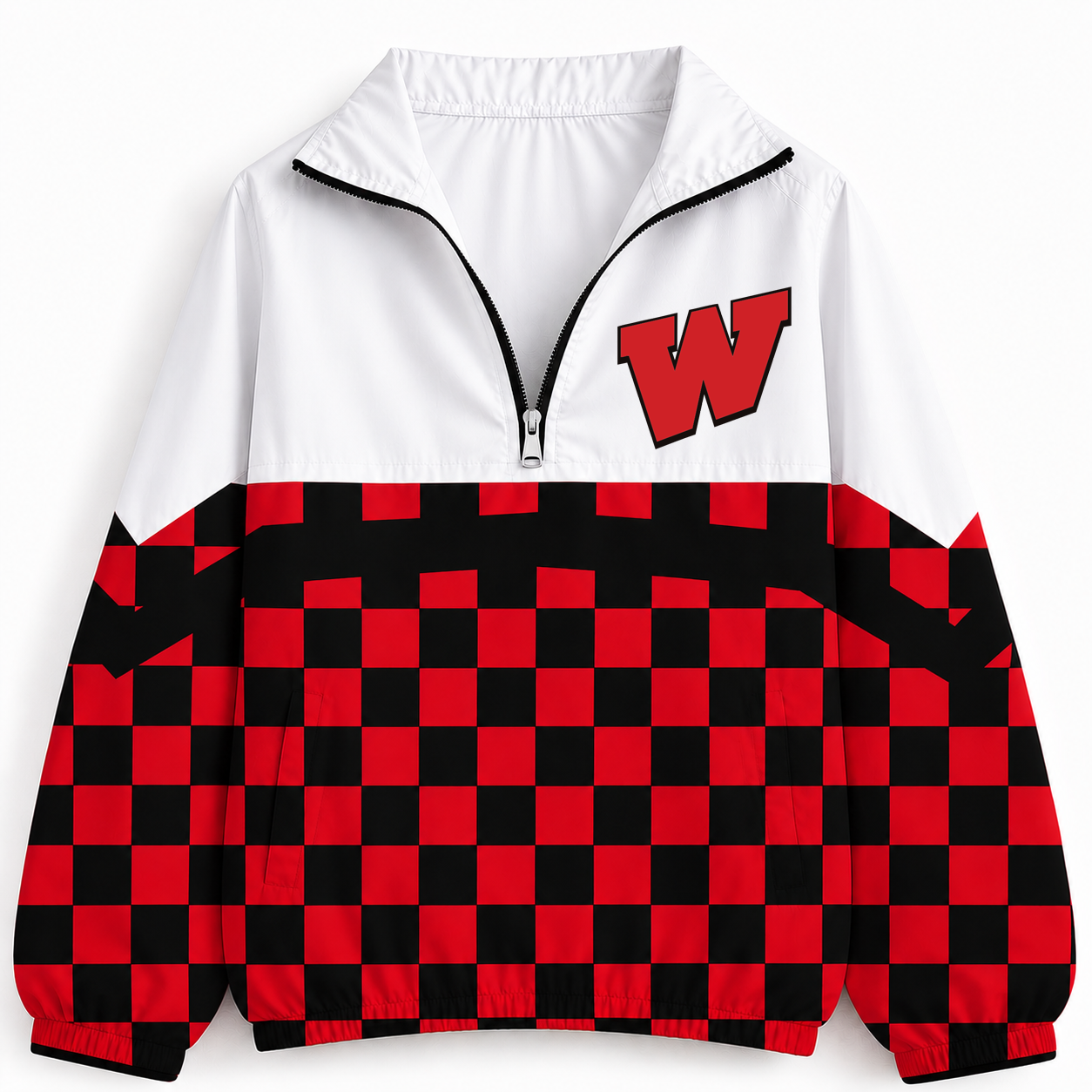 Williamsburg Raiders Checkered Windbreaker