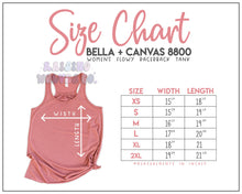 Load image into Gallery viewer, Bella Flowy Ladies Tank Grey- Multiple Designs Available
