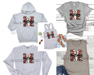 M- Baseball Grey- Multiple Shirt Options