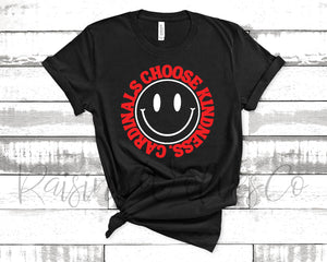 Cardinals Choose Kindness Black Tee