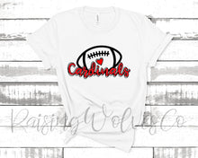 Load image into Gallery viewer, Cardinals Football Unisex Tee (several colors available)
