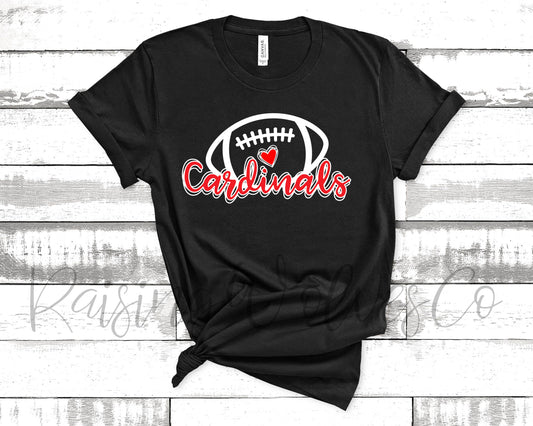 Cardinals Football Unisex Tee (several colors available)