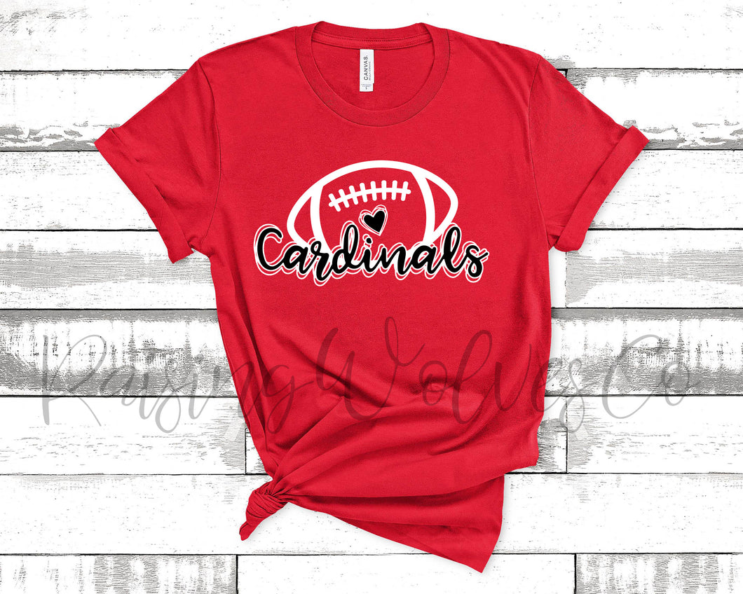 Cardinals Football Infant/Toddler/Youth Tee