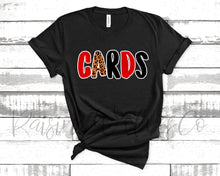 Load image into Gallery viewer, Cards Black Unisex Tee
