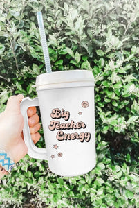 Big Teacher Energy Mega Mug