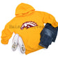Mustangs Baseball Club Unisex Hooded Sweatshirt Gold
