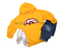 Load image into Gallery viewer, Mustangs Baseball Club Unisex Hooded Sweatshirt Gold
