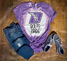 Load image into Gallery viewer, Bolts Pride Bleached Toddler/Youth Tee
