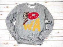 Load image into Gallery viewer, Iowa Grey Crewneck Sweatshirt
