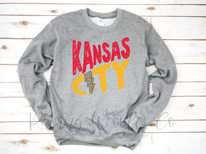 KC Grey Crewneck Sweatshirt
